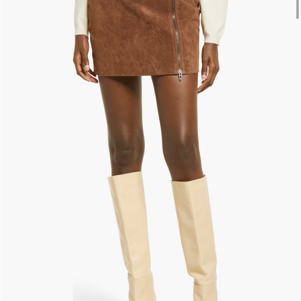 BlankNYC faux suede mini skirt